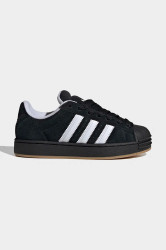 Dětské kožené tenisky adidas Originals SUPERSTAR ST černá barva, KJ1192