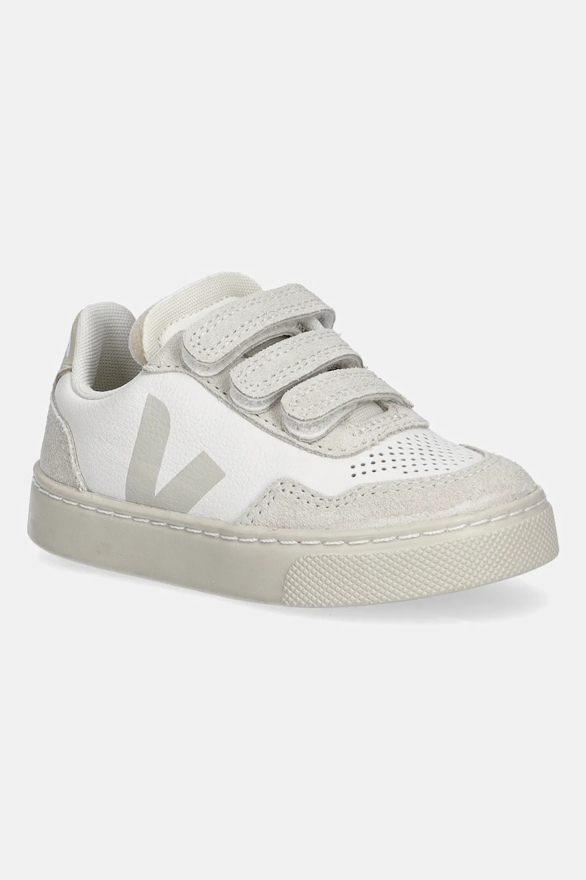 Dětské kožené tenisky Veja Small V-90 béžová barva, SX2020637