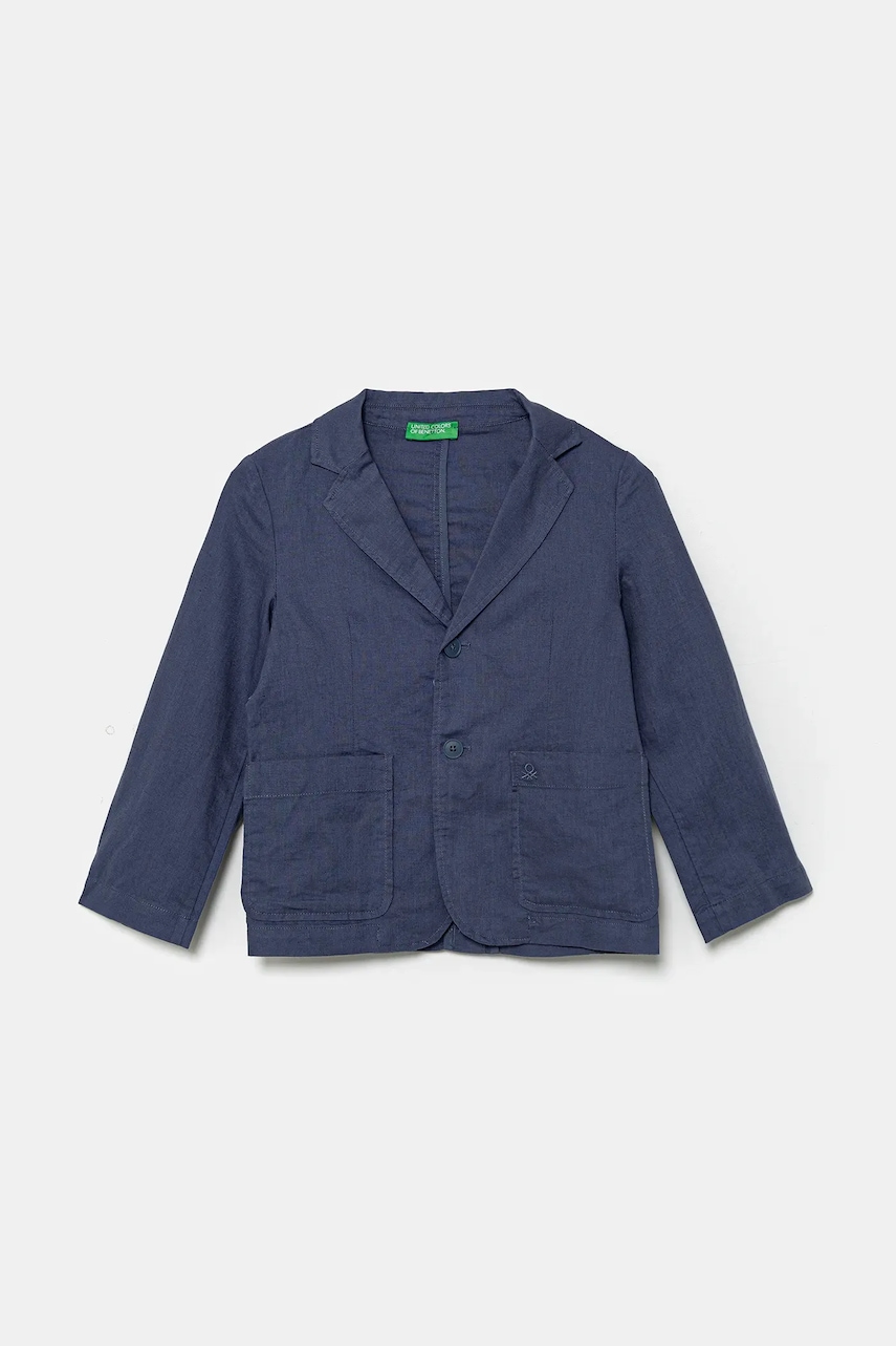 Dětské lněné sako United Colors of Benetton