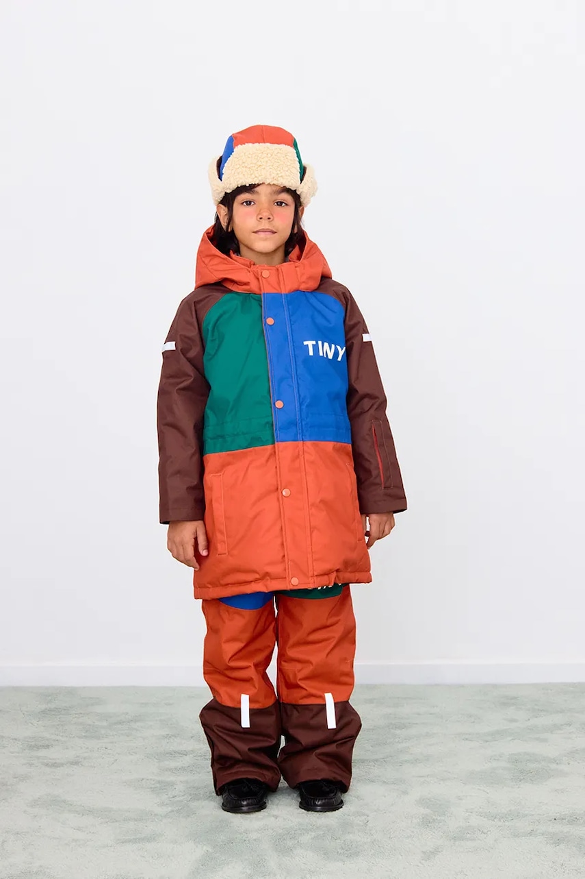 Dětské lyžařské kalhoty Tinycottons COLOR BLOCK SNOW PANT