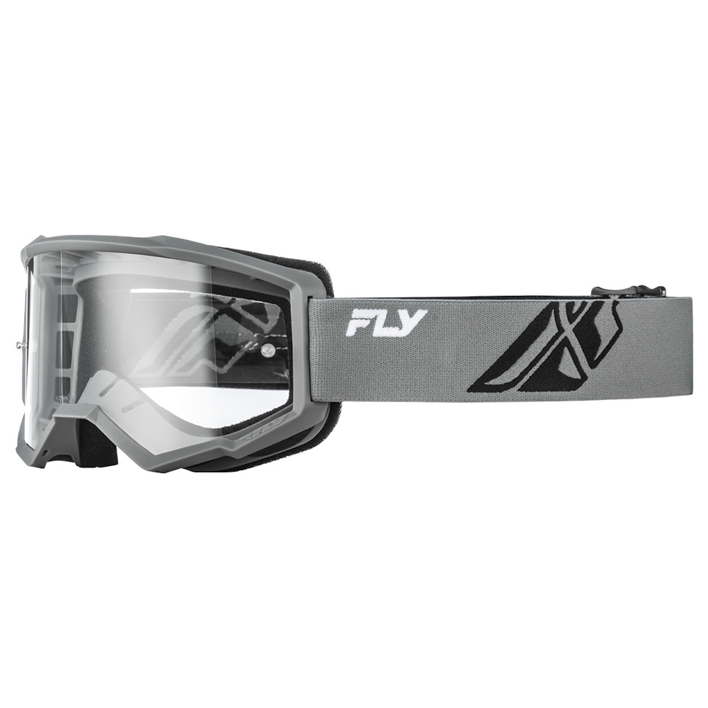 Dětské motokrosové brýle Fly Racing Focus Youth šedá/černá, čiré plexi