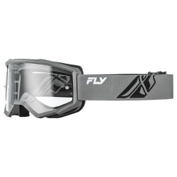 Dětské motokrosové brýle Fly Racing Focus Youth šedá/černá, čiré plexi