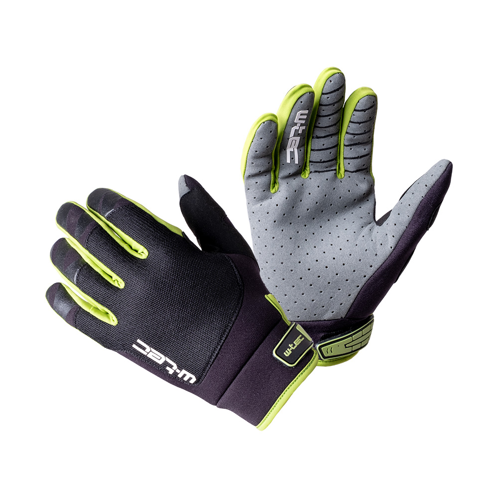 Dětské motokrosové rukavice W-TEC Matosinos Kids Fluo Green 3