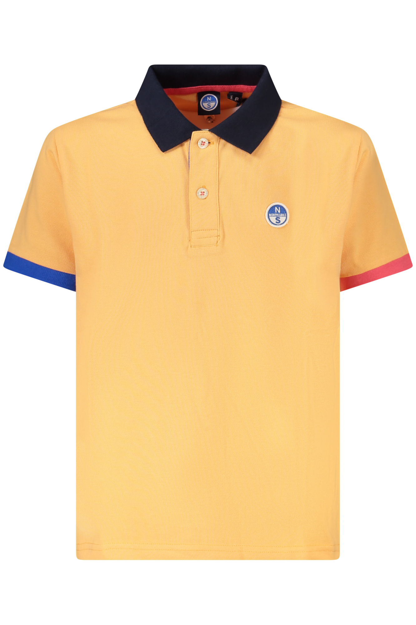 Dětské oranžové polo triko s krátkým rukávem