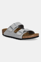 Dětské pantofle Birkenstock Arizona stříbrná barva, 1030477