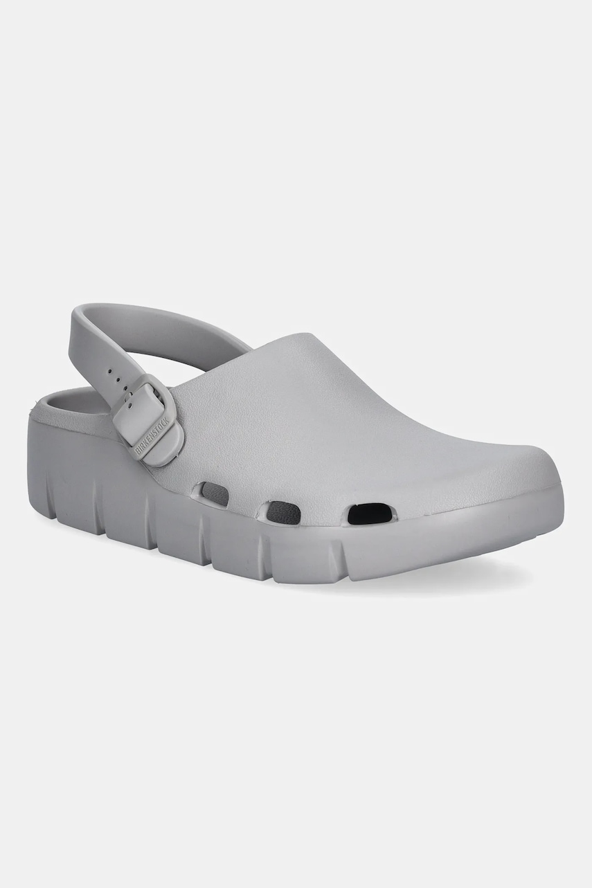 Dětské pantofle Birkenstock Birki-Flow šedá barva, 1029587