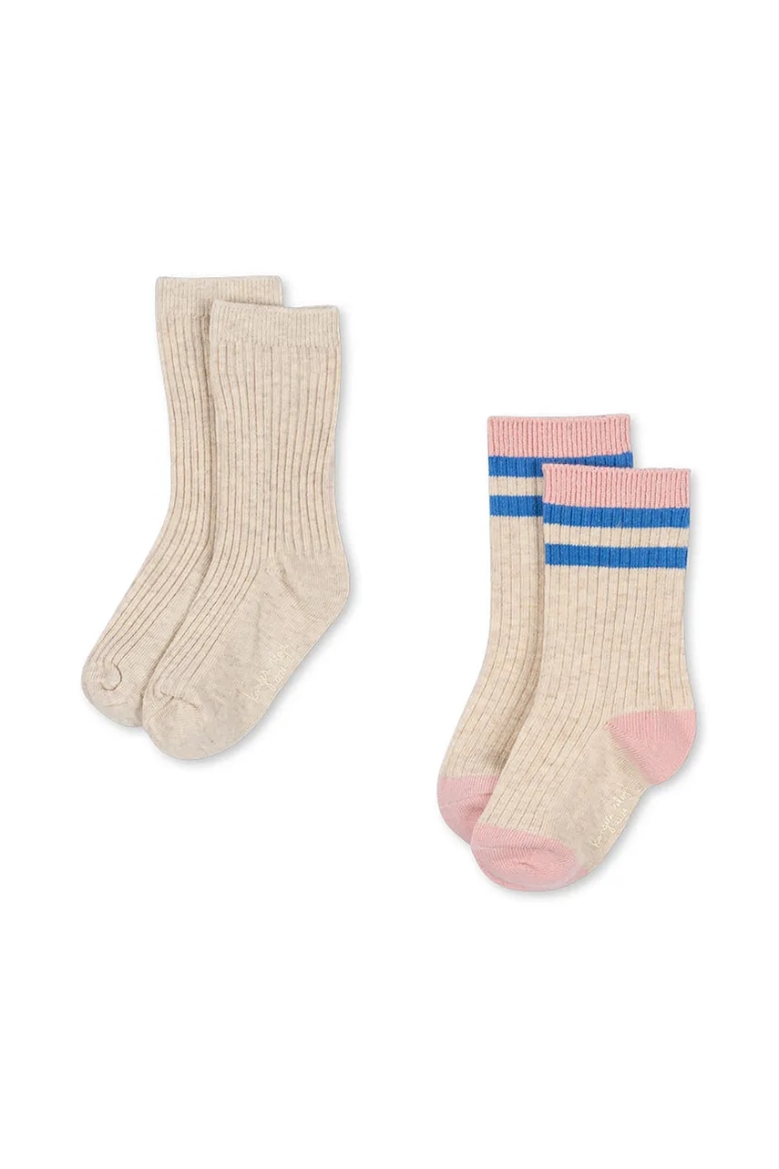 Dětské ponožky Konges Sløjd 2 PACK RIB SOCKS 2-pack