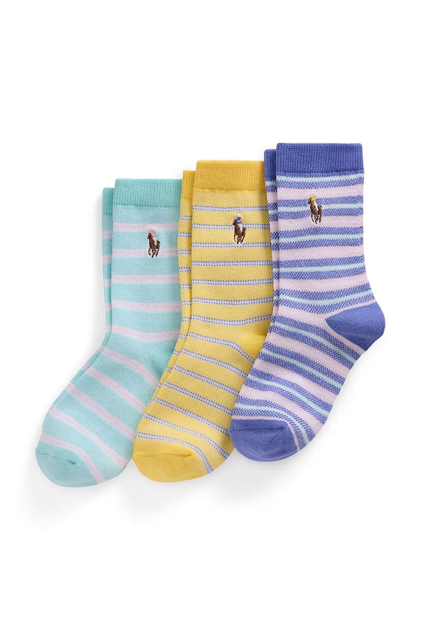 Dětské ponožky Polo Ralph Lauren 3-pack