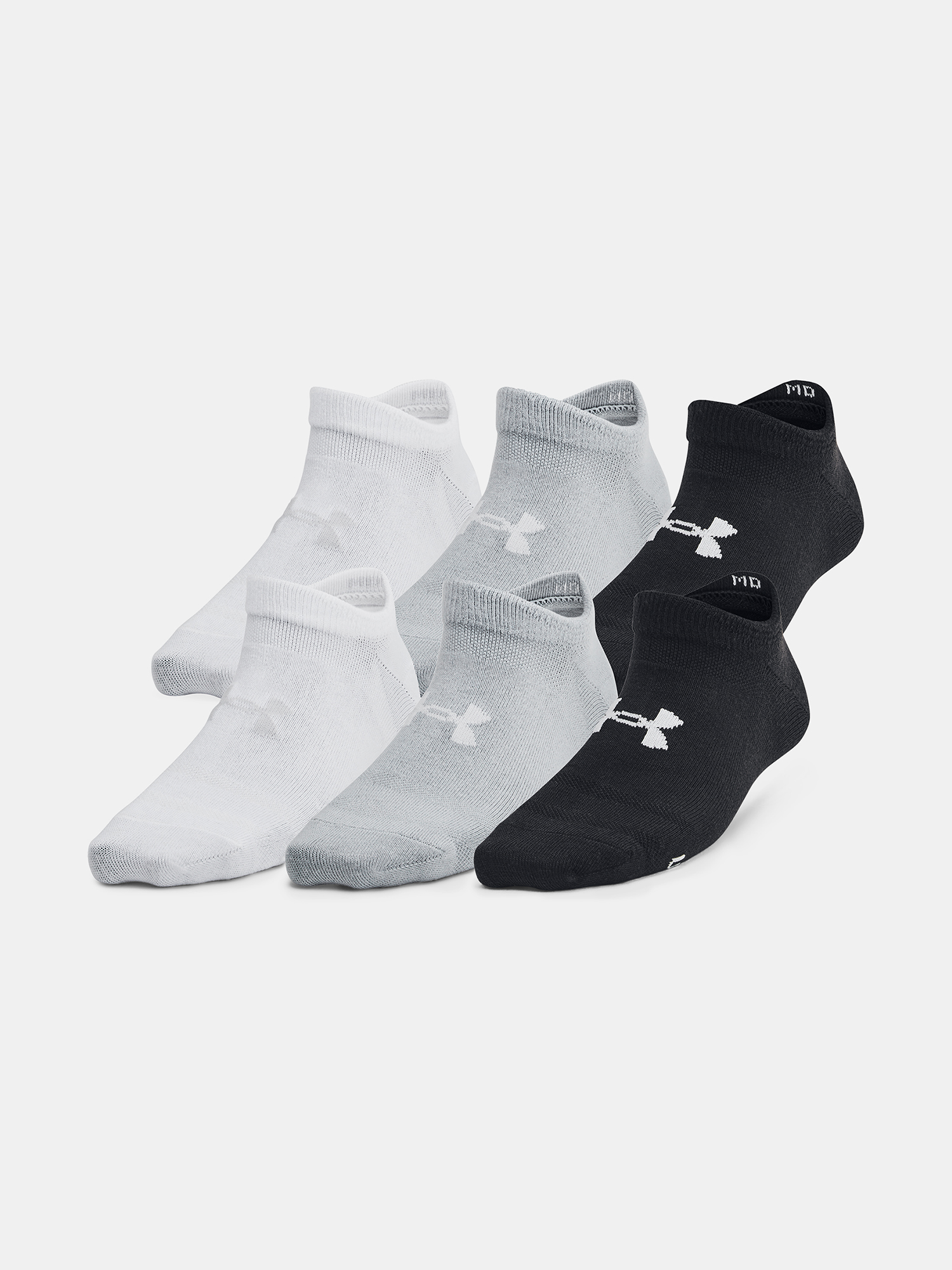 Dětské ponožky Under Armour UA Yth Essential No Show 6pk-BLK - unisex