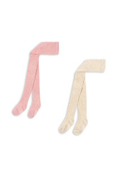 Dětské punčocháče Konges Sløjd 2 PACK RIB TIGHTS 2-pack