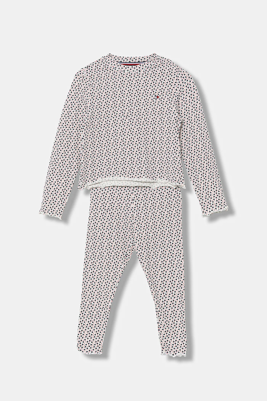 Dětské pyžamo Tommy Hilfiger bílá barva, UG0UG00763
