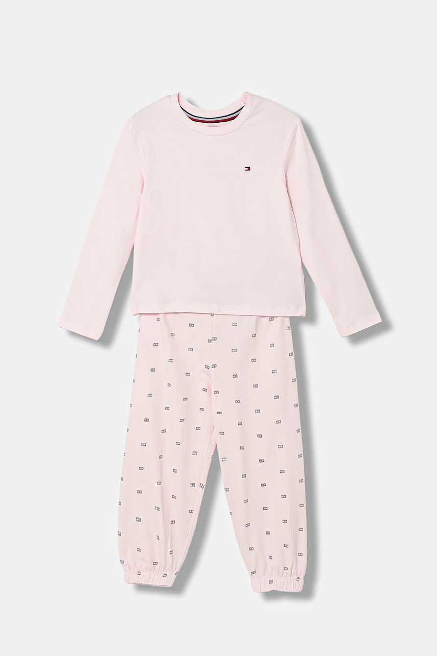 Dětské pyžamo Tommy Hilfiger růžová barva, UG0UG00817