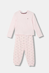 Dětské pyžamo Tommy Hilfiger růžová barva, UG0UG00817
