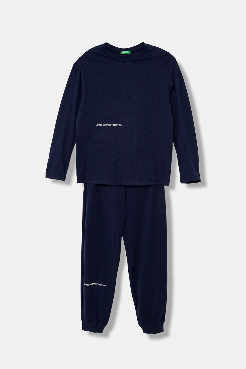 Dětské pyžamo United Colors of Benetton tmavomodrá barva, 3DKE0P097