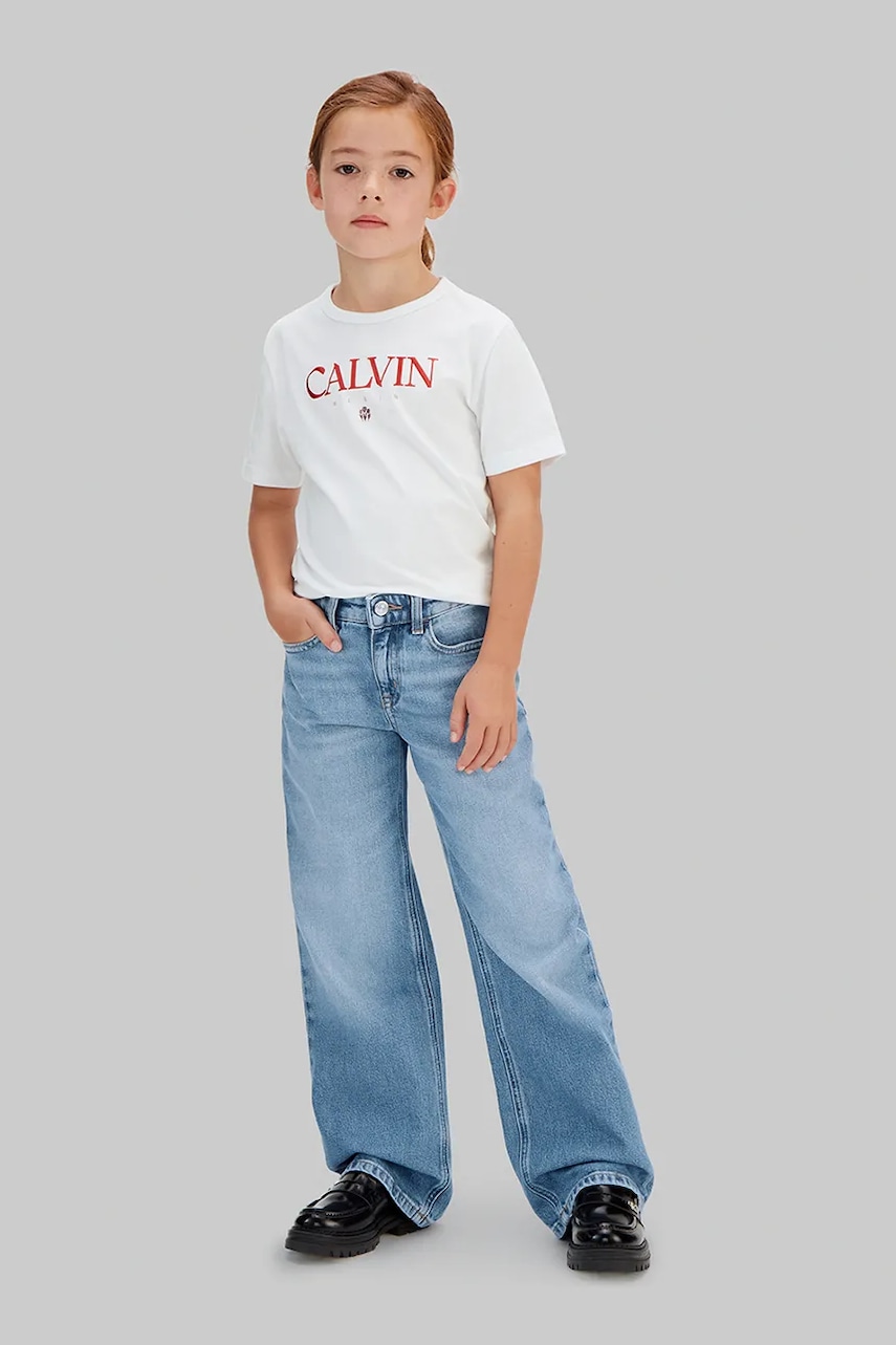 Dětské rifle Calvin Klein Jeans HR WIDE