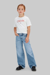 Dětské rifle Calvin Klein Jeans HR WIDE