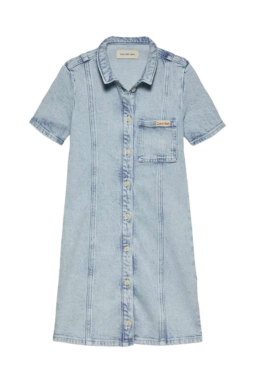 Dětské riflové šaty Calvin Klein Jeans