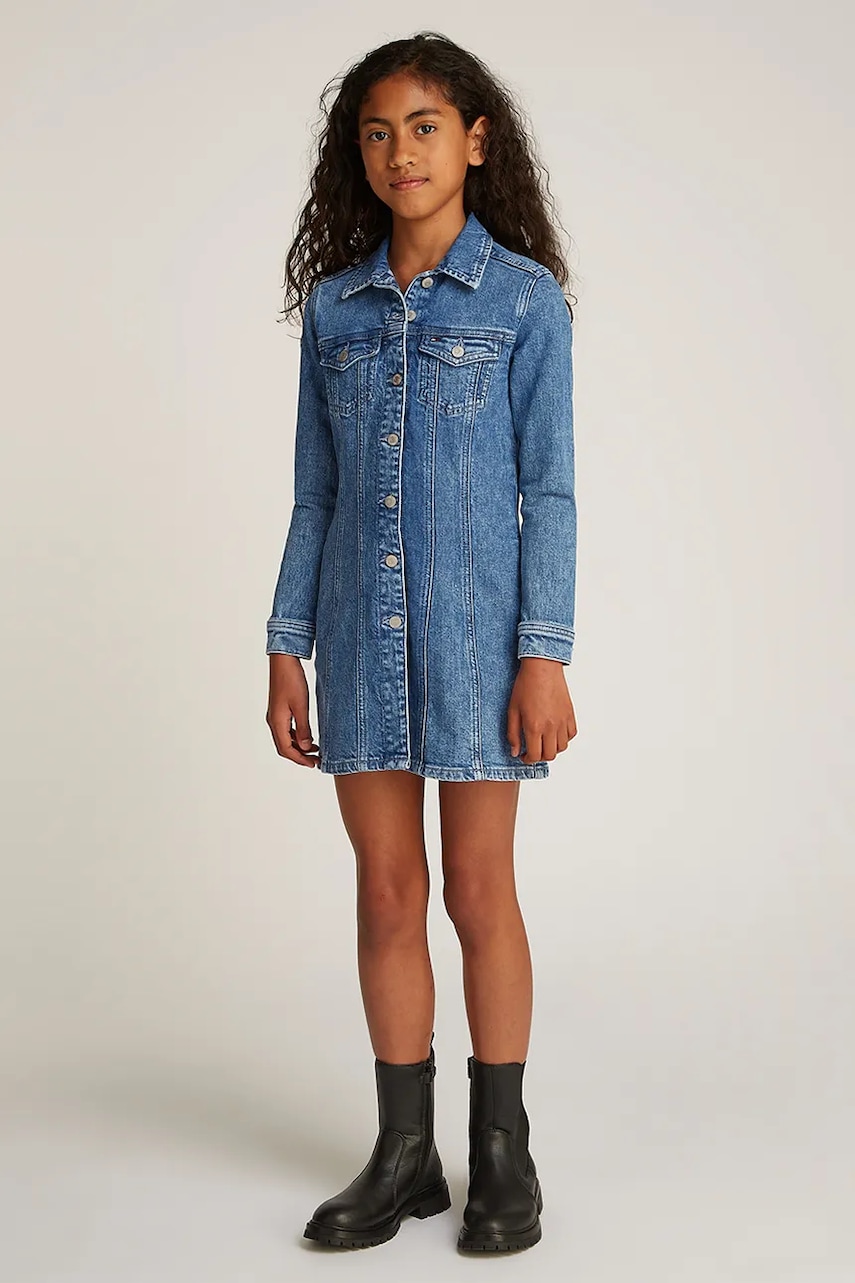 Dětské riflové šaty Tommy Hilfiger