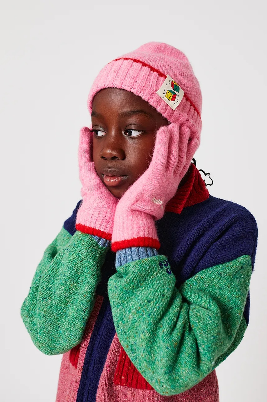 Dětské rukavice s příměsí vlny Bobo Choses