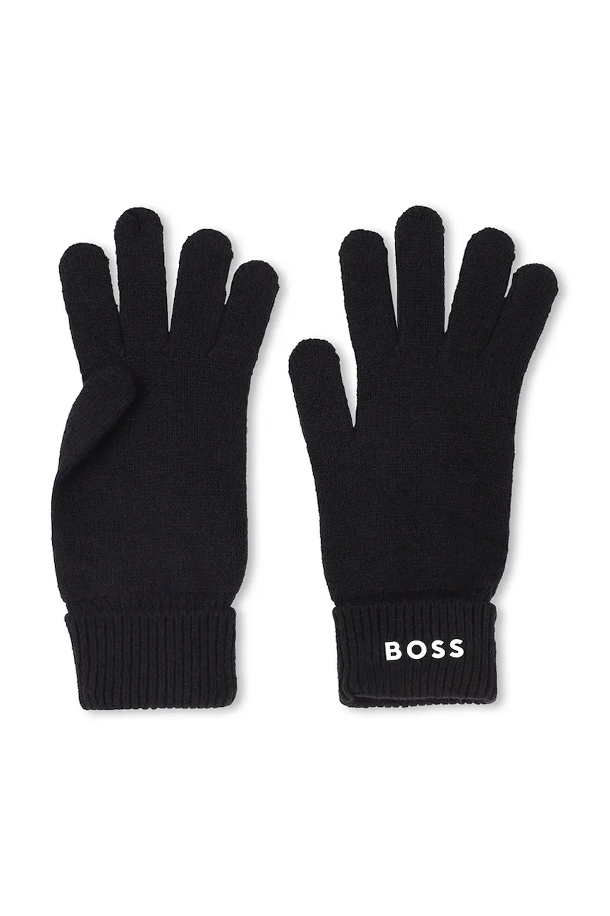 Dětské rukavice s příměsí vlny BOSS