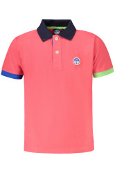 Dětské růžové polo triko s krátkým rukávem