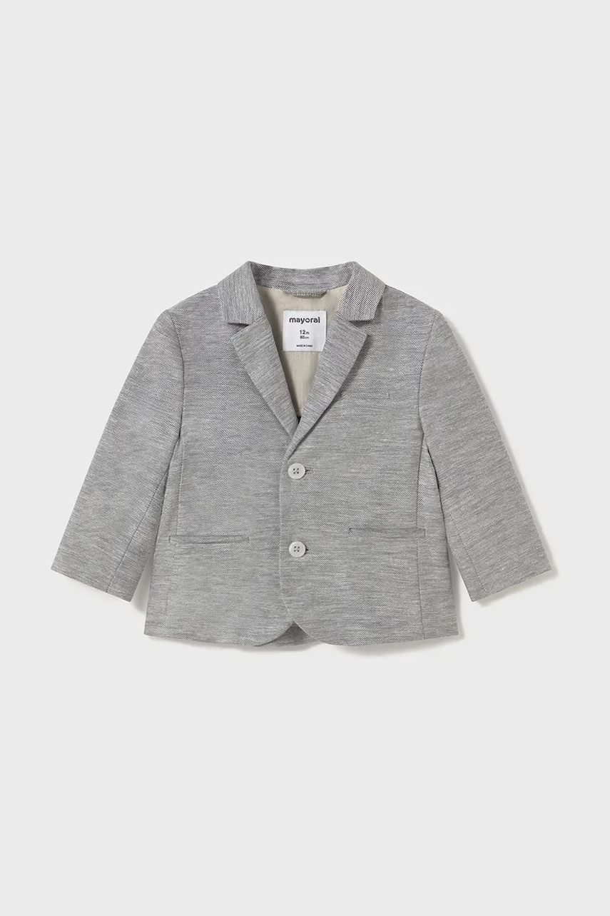 Dětské sako ze směsi lnu Mayoral