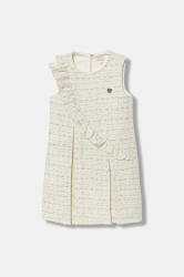 Dětské šaty s příměsí vlny Guess béžová barva, mini, K5BK04 WGXO0