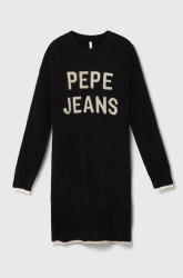 Dětské šaty s příměsí vlny Pepe Jeans