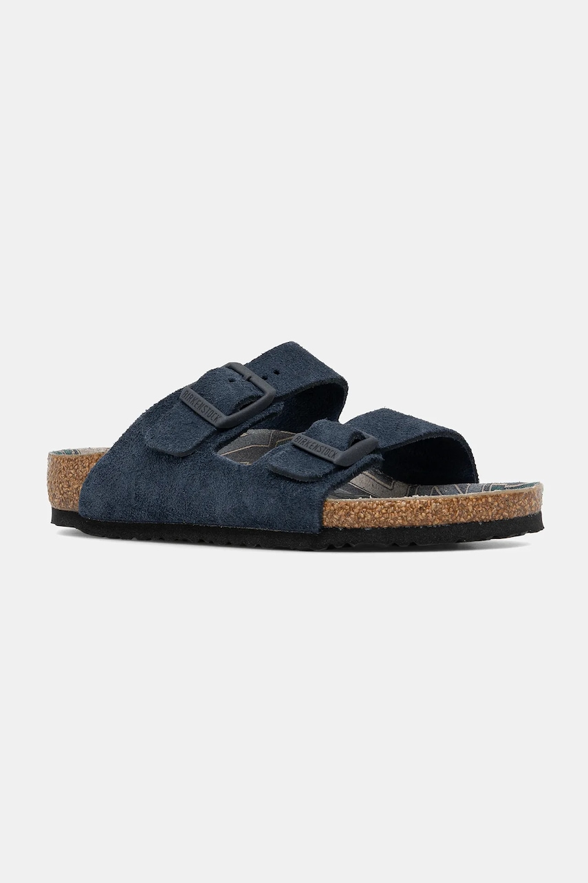 Dětské semišové pantofle Birkenstock Arizona