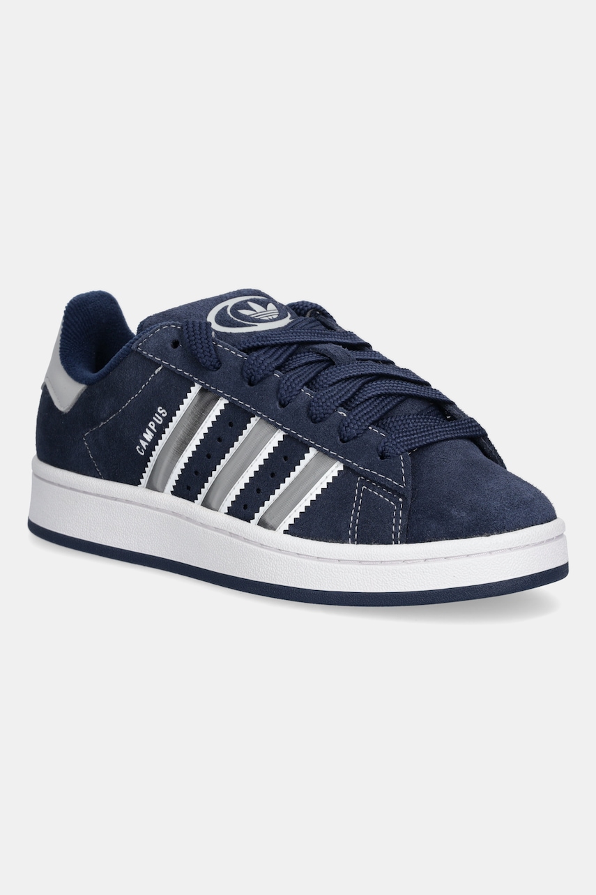 Dětské semišové tenisky adidas Originals CAMPUS 00s tmavomodrá barva, JR6808
