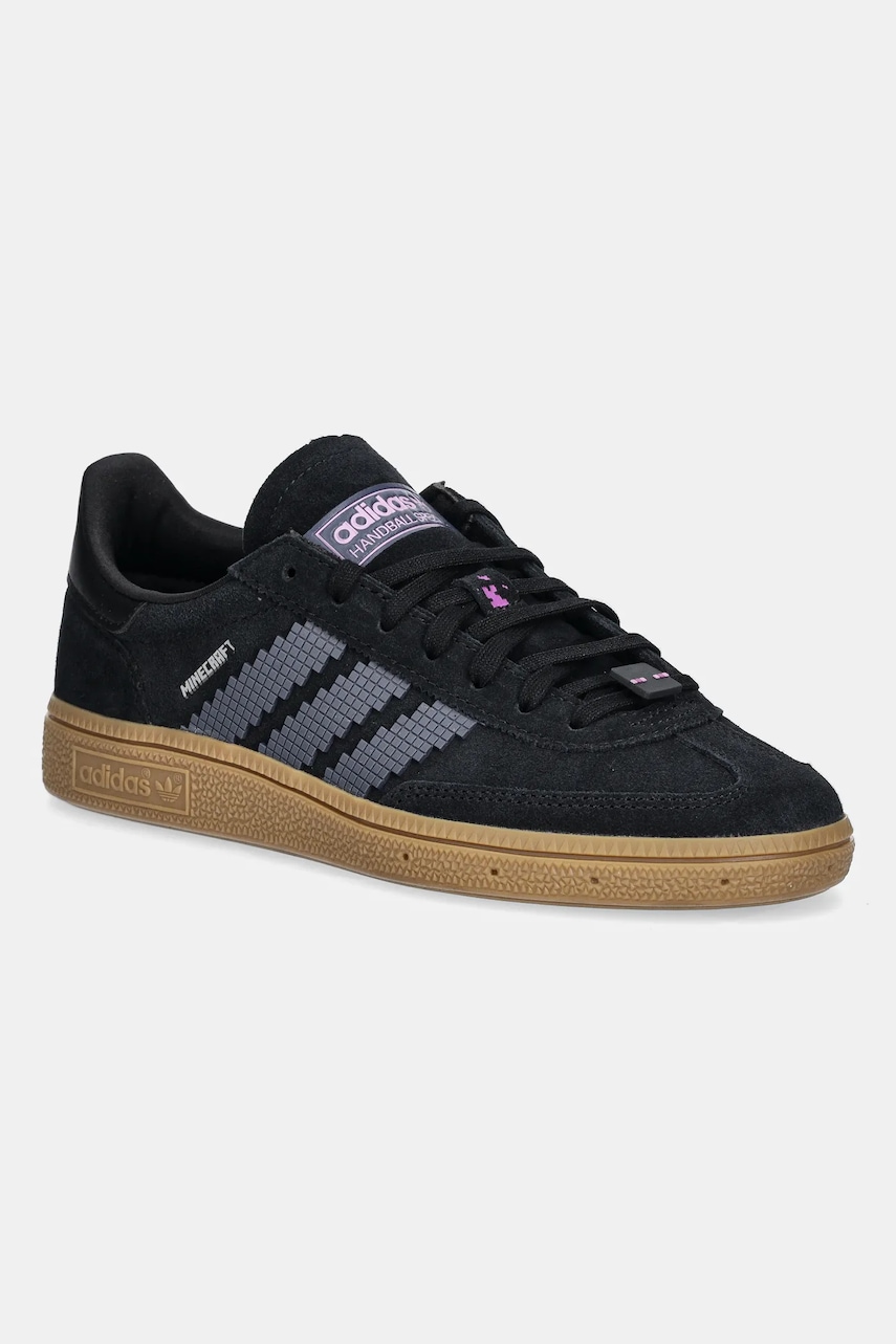 Dětské semišové tenisky adidas Originals HANDBALL SPEZIAL černá barva, JP7995