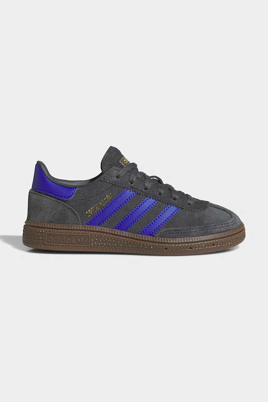 Dětské semišové tenisky adidas Originals HANDBALL SPEZIAL hnědá barva, JP9568