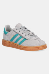 Dětské semišové tenisky adidas Originals HANDBALL SPEZIAL šedá barva, JP8007