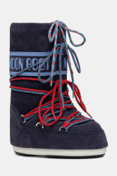 Dětské semišové zimní boty Moon Boot MB ICON SUEDE LACES