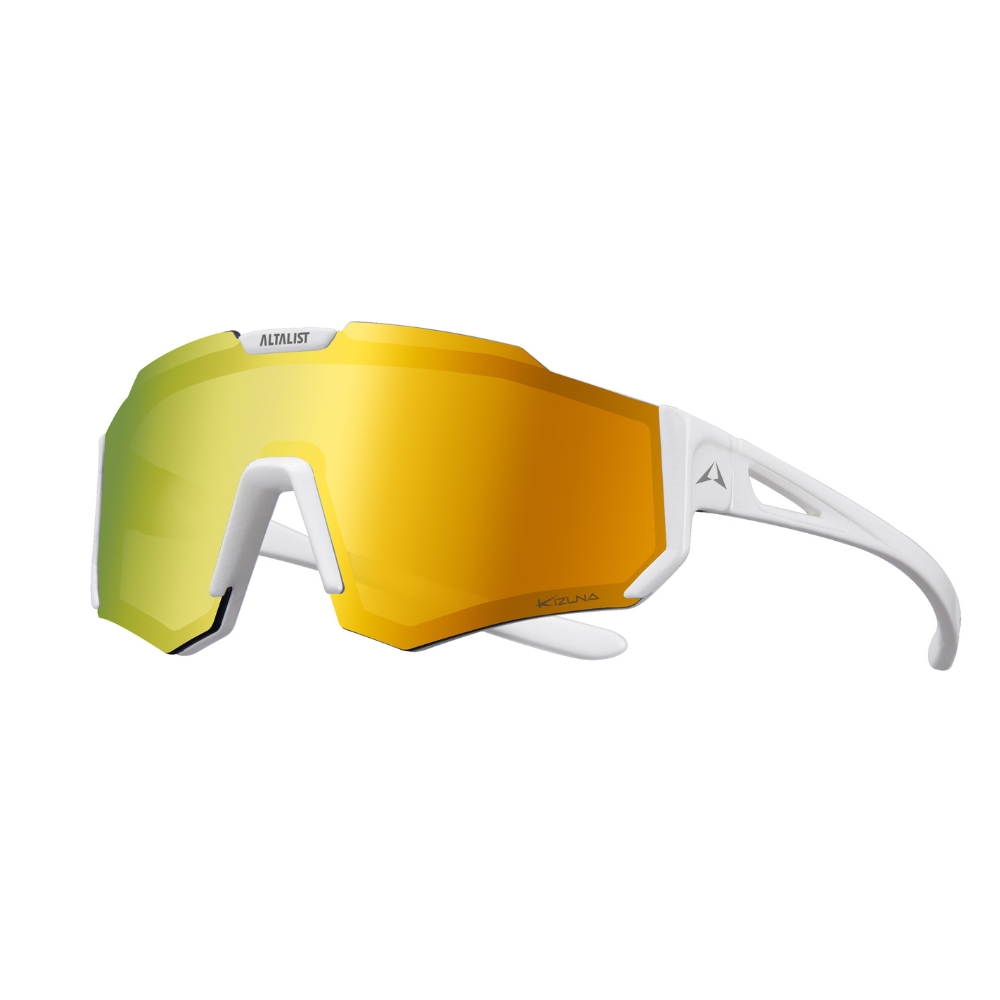 Dětské sluneční brýle Altalist Kizuna Kids bílá s oranžovými skly