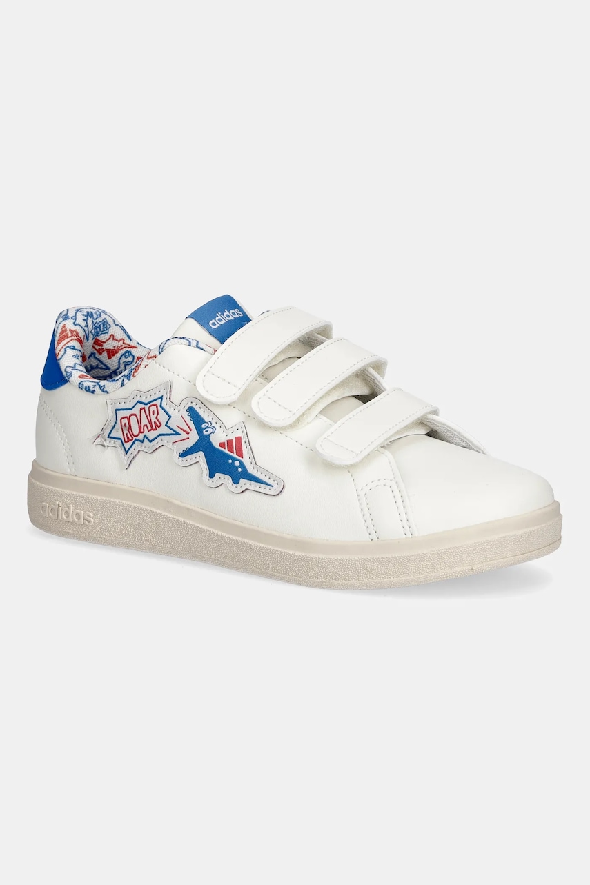 Dětské tenisky adidas ADVANTAGE DINO béžová barva, JP6162