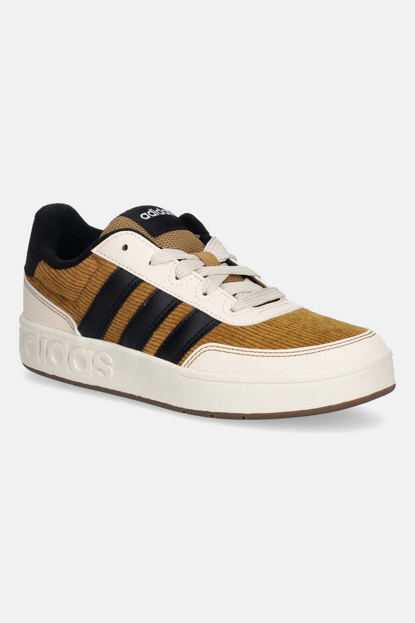 Dětské tenisky adidas BREAKBASE béžová barva, JQ7774