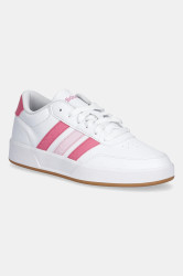 Dětské tenisky adidas BREAKNET 3.0 bílá barva, JR8444