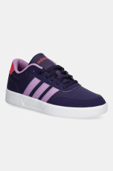 Dětské tenisky adidas BREAKNET 3.0 fialová barva, JQ3042