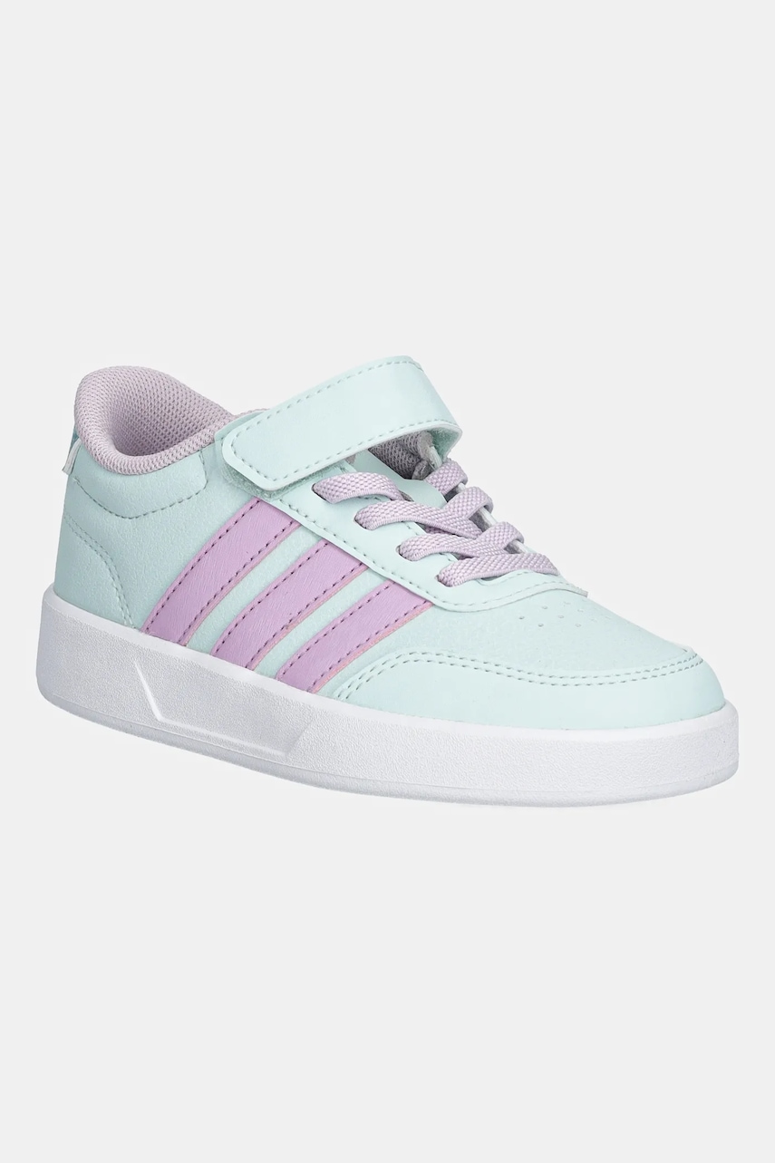 Dětské tenisky adidas BREAKNET 3.0 tyrkysová barva, JQ3033