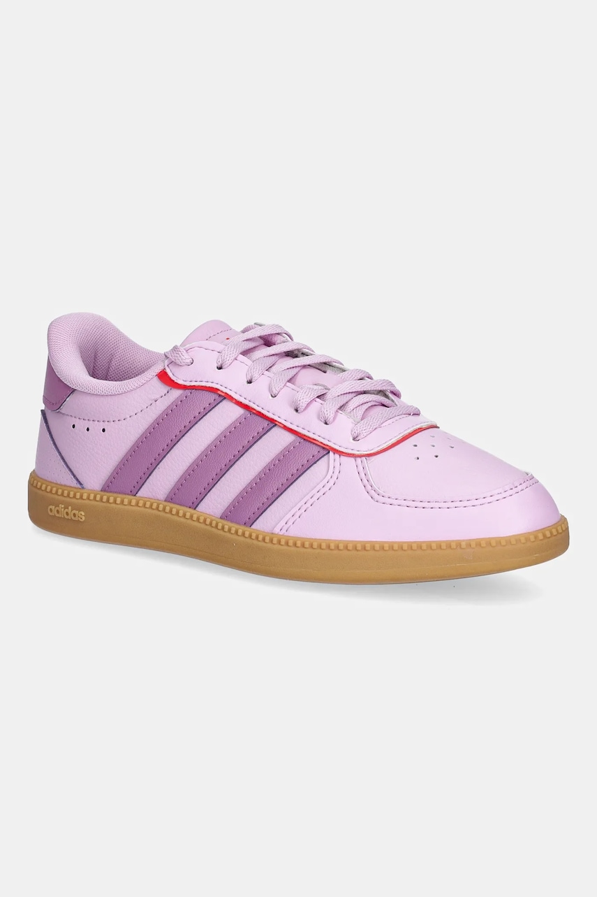 Dětské tenisky adidas BREAKNET SLEEK fialová barva, JQ3057