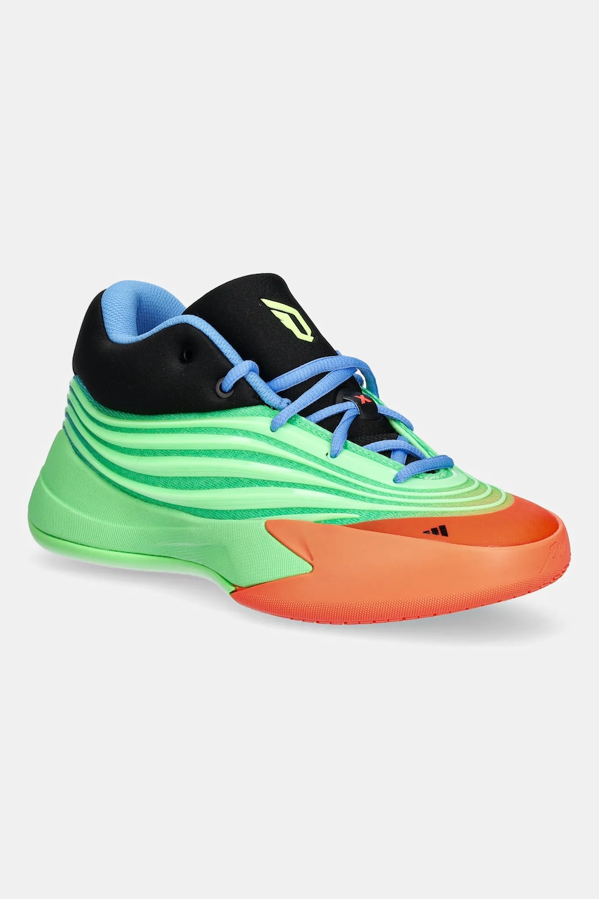 Dětské tenisky adidas Originals DAME X zelená barva, JP8635