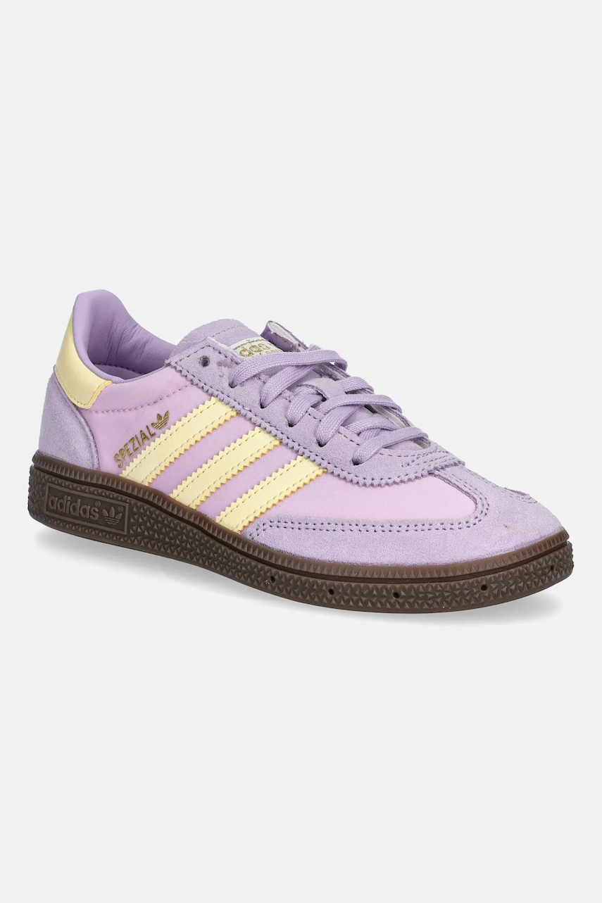 Dětské tenisky adidas Originals HANDBALL SPEZIAL fialová barva, JQ0732