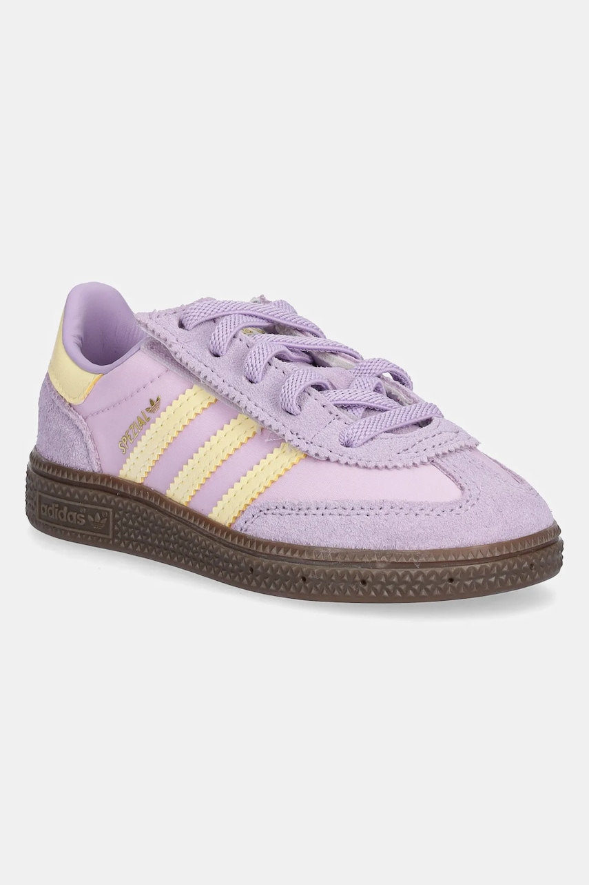 Dětské tenisky adidas Originals HANDBALL SPEZIAL fialová barva, JQ0734