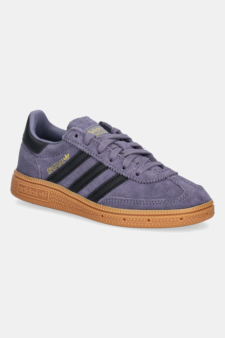 Dětské tenisky adidas Originals HANDBALL SPEZIAL fialová barva, JR2104