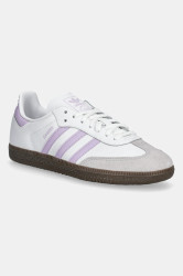 Dětské tenisky adidas Originals SAMBA OG bílá barva, JQ2842