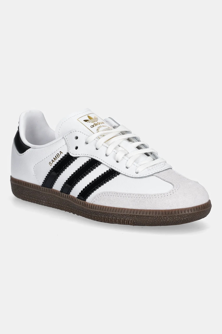 Dětské tenisky adidas Originals SAMBA OG bílá barva, JQ2846