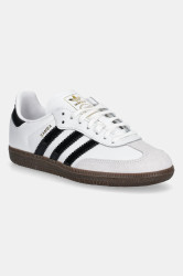 Dětské tenisky adidas Originals SAMBA OG bílá barva, JQ2846