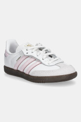 Dětské tenisky adidas Originals SAMBA OG bílá barva, JQ2847