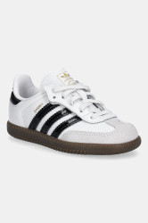 Dětské tenisky adidas Originals SAMBA OG bílá barva, JQ2848